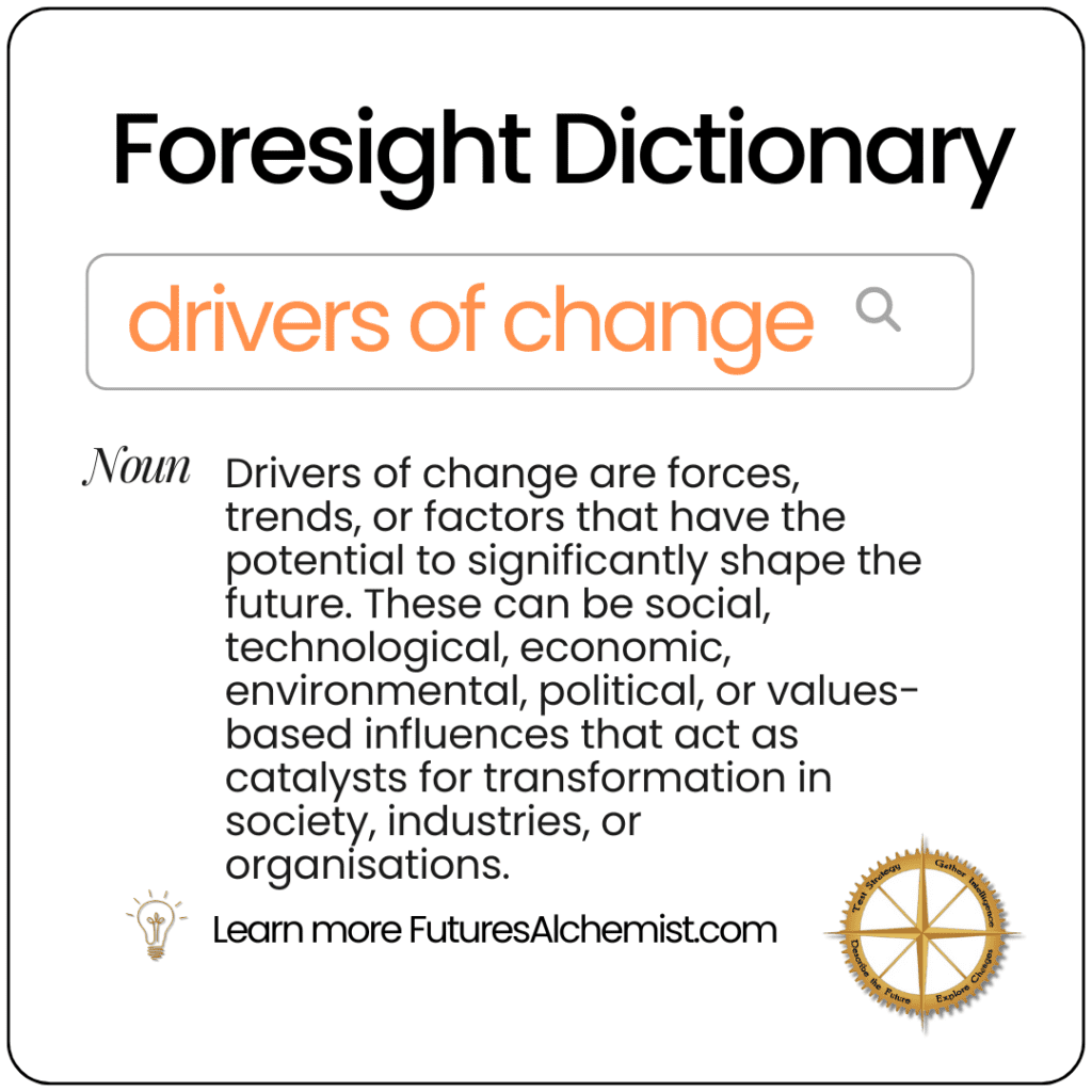 Foresight Dictionary drivers of change