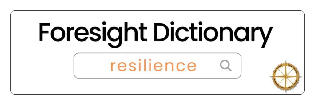 Foresight Dictionary Resilience