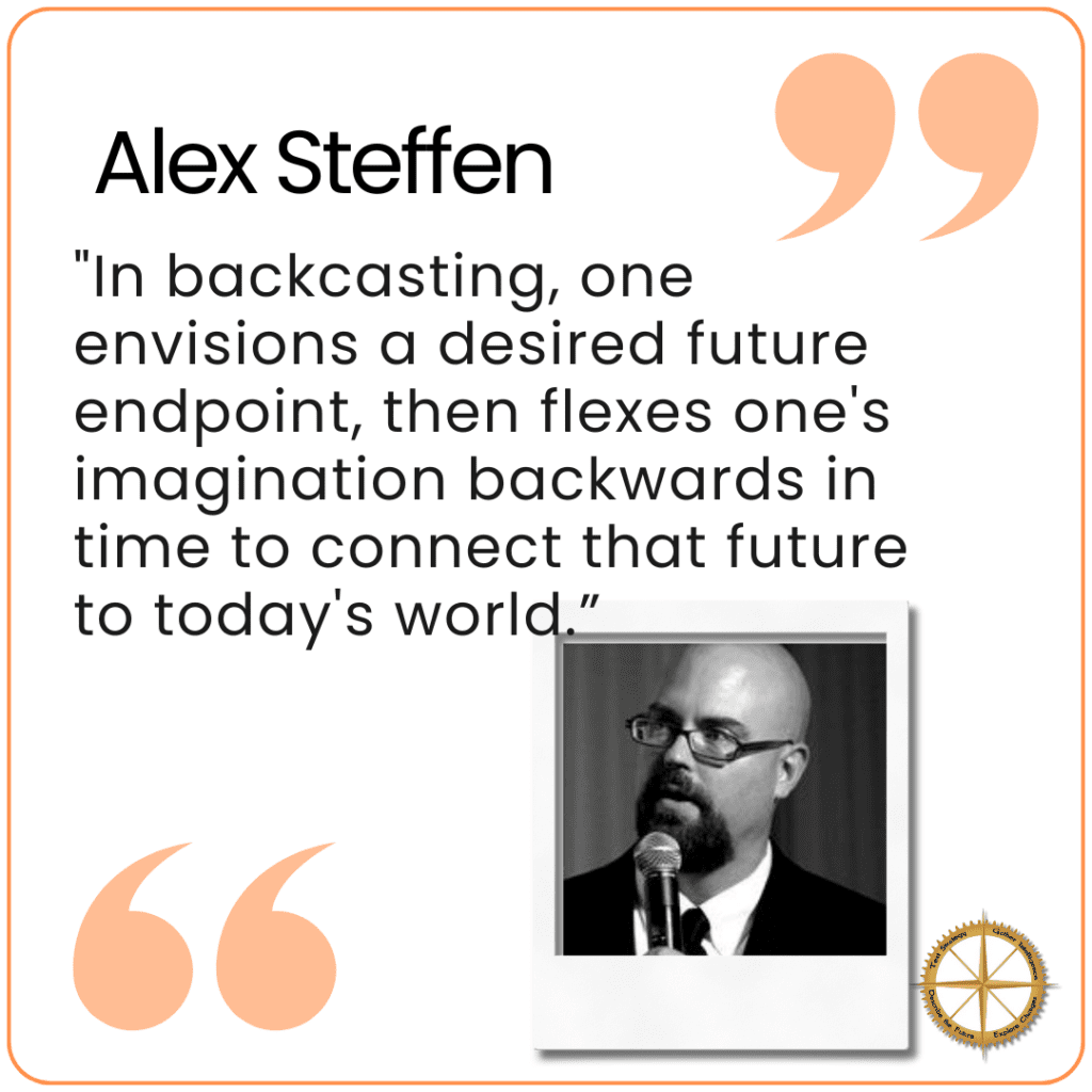 Alex Steffen quote backcasting