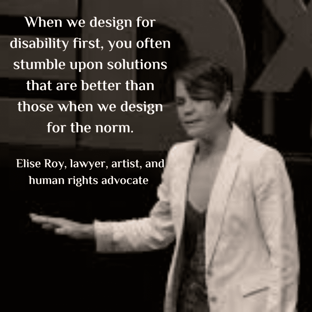 Inclusive design Elise Roy