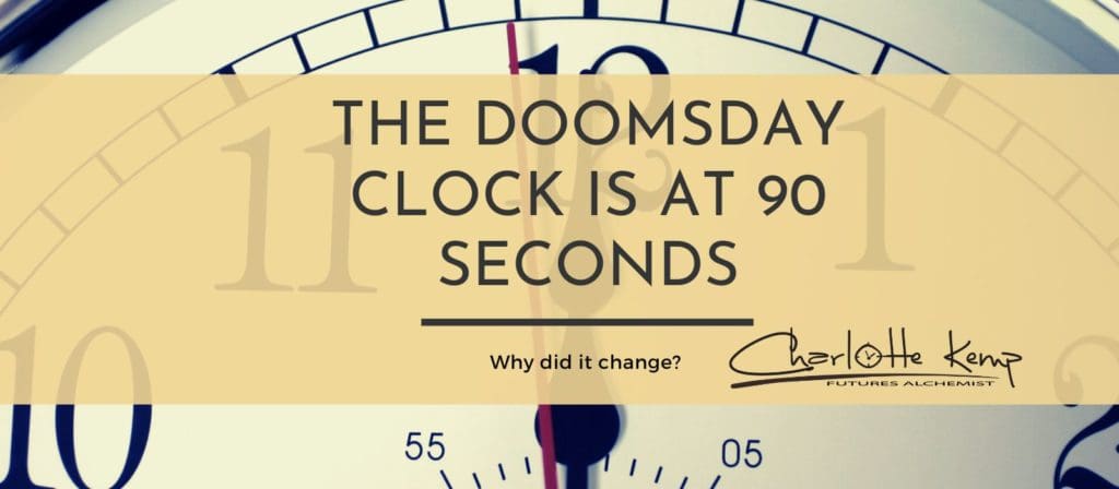 Doomsday Clock set at 90 seconds to