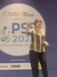 Charlotte Kemp speaking PSA India